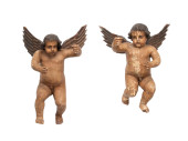 PAIR OF ANTIQUE ITALIAN CARVED