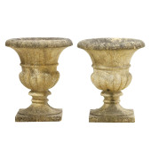 PAIR OF ANTIQUE LARGE CARVED S