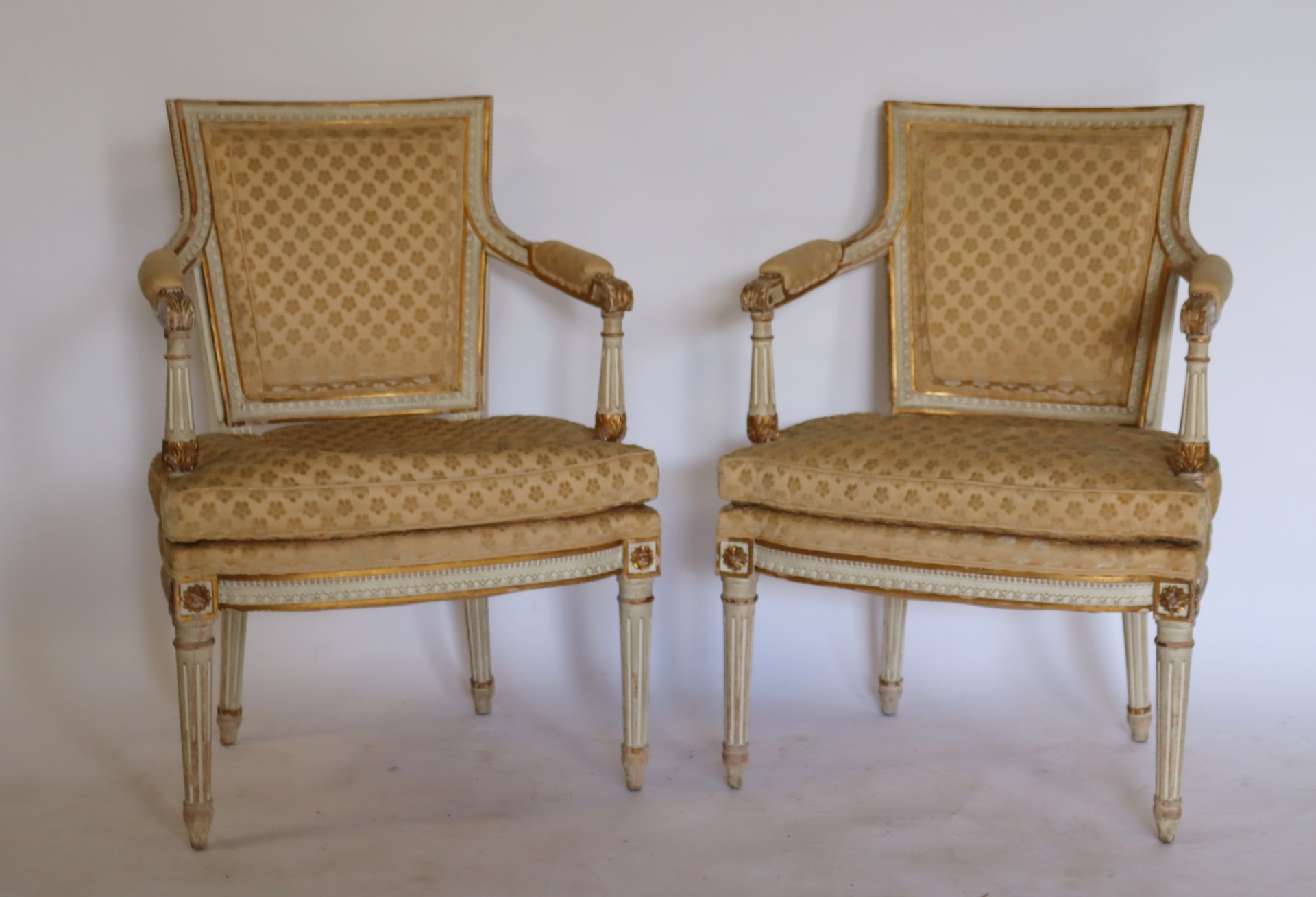 PAIR OF ANTIQUE LOUIS XV1 STYLE