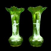 PAIR OF ANTIQUE MARY GREGORY V