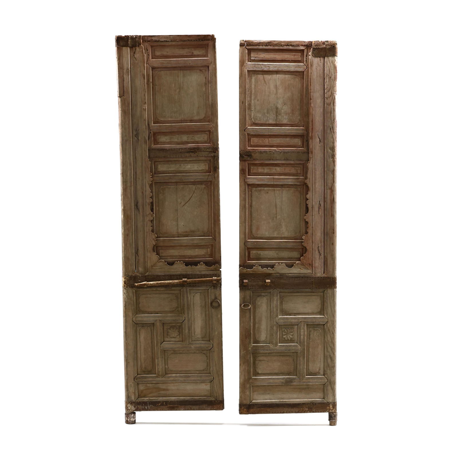 PAIR OF ANTIQUE MOROCCAN WOOD