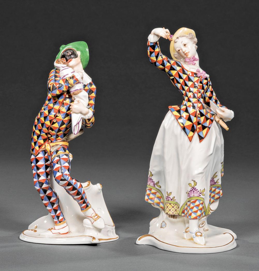 PAIR OF ANTIQUE NYMPHENBURG