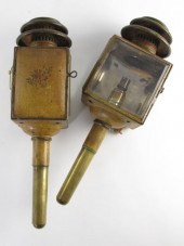 Pair of Antique Painted Tolewa