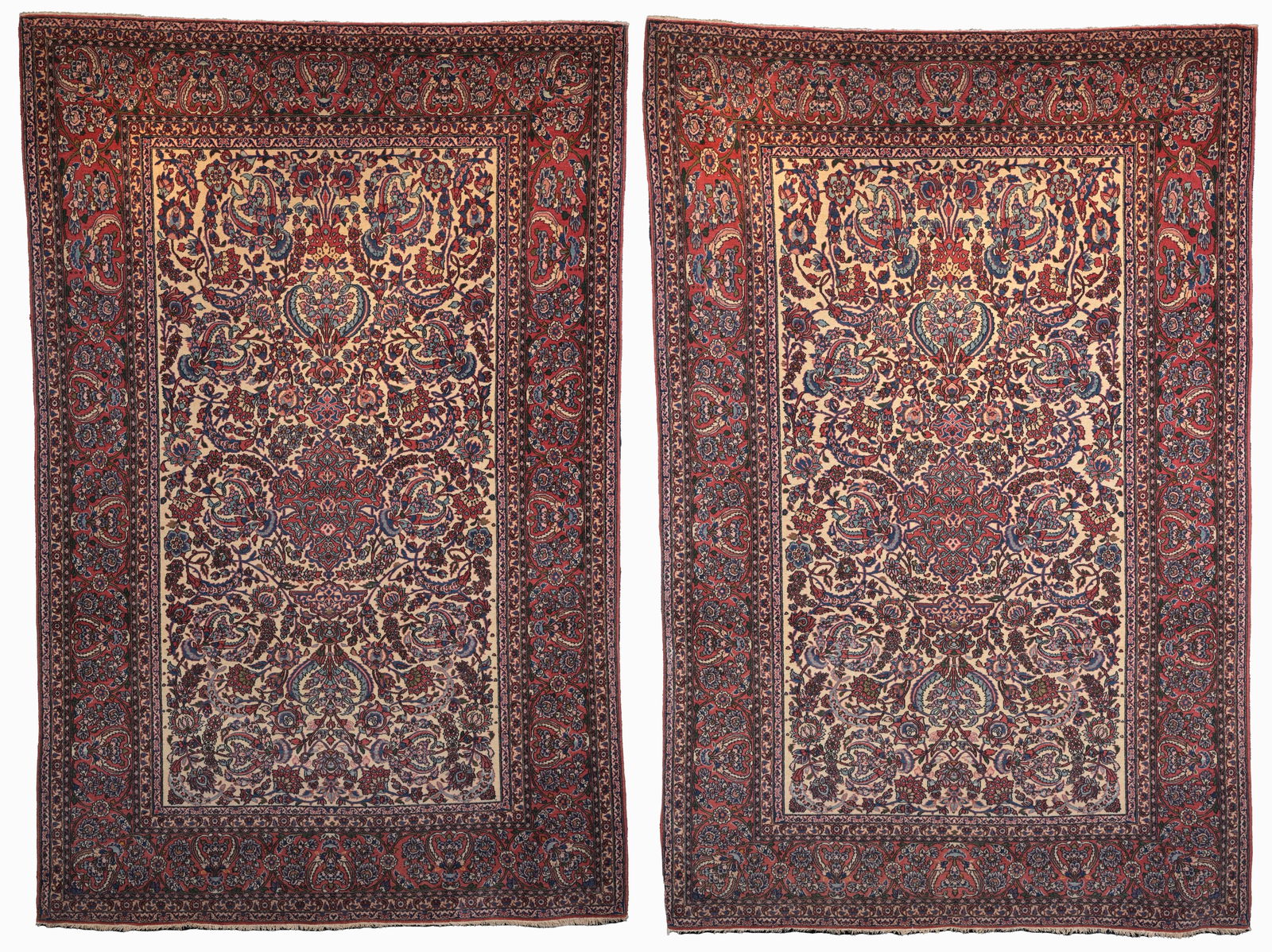 PAIR OF ANTIQUE PERSIAN ISPAHAN