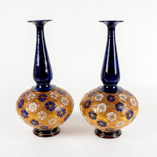 PAIR OF ANTIQUE ROYAL DOULTON &