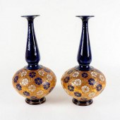 PAIR OF ANTIQUE ROYAL DOULTON