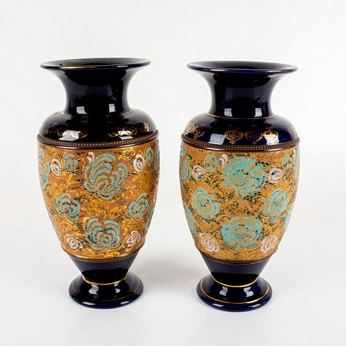 PAIR OF ANTIQUE ROYAL DOULTON &