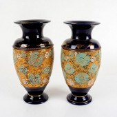 PAIR OF ANTIQUE ROYAL DOULTON