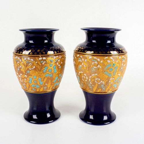PAIR OF ANTIQUE ROYAL DOULTON &