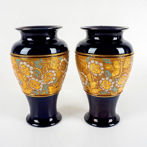 PAIR OF ANTIQUE ROYAL DOULTON &