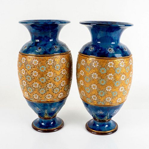 PAIR OF ANTIQUE ROYAL DOULTON &