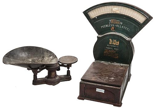 PAIR OF ANTIQUE SCALES.Pair of