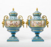PAIR OF ANTIQUE SèVRES STYLE U
