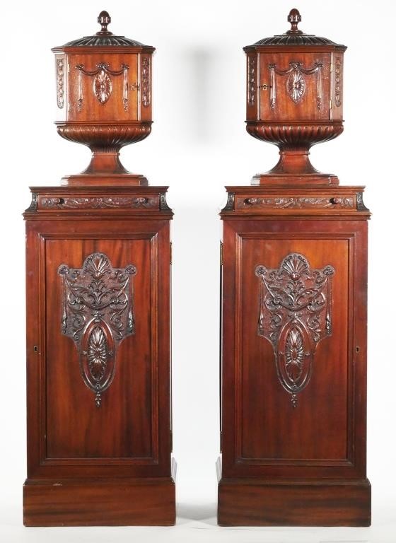 PAIR OF ANTIQUE SILVER