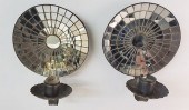 PAIR OF ANTIQUE SPIDER WEB MIR