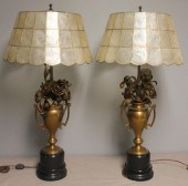 Pair of Antique Vase of Flower