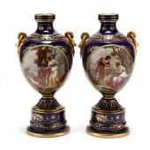 PAIR OF ANTIQUE VIENNA MANTEL
