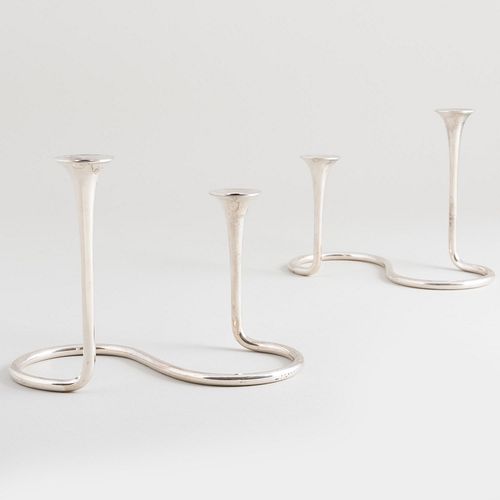 PAIR OF ANTON MICHELSEN SILVER