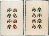 PAIR OF APPLIQUé QUILTS, 20TH