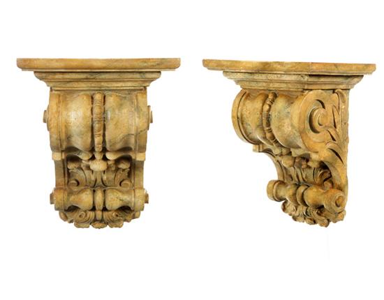 PAIR OF ARCHITECTURAL BRACKETS BY