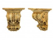 PAIR OF ARCHITECTURAL BRACKETS