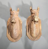PAIR OF ARCHITECTURAL CAST IRO