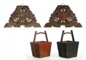 PAIR OF ARCHITECTURAL PANELS A