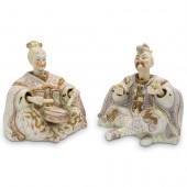 PAIR OF ARDALT JAPANESE NODDER