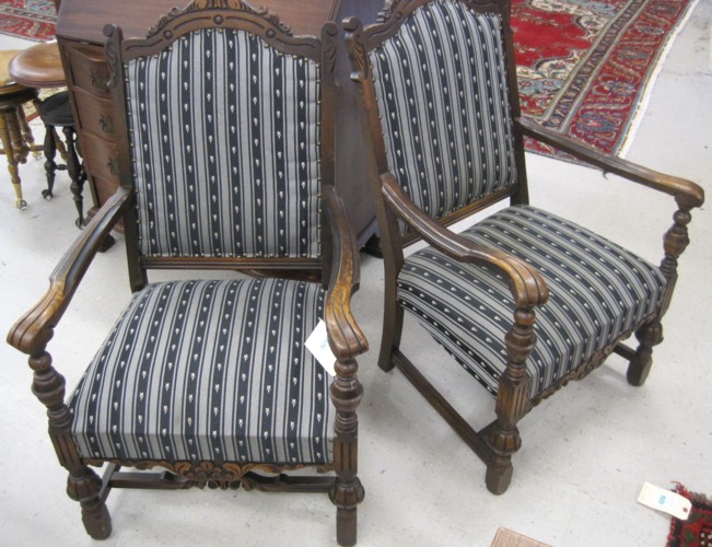 PAIR OF ARMCHAIRS American c.