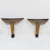 PAIR OF ART DECO DESBORDES GIL