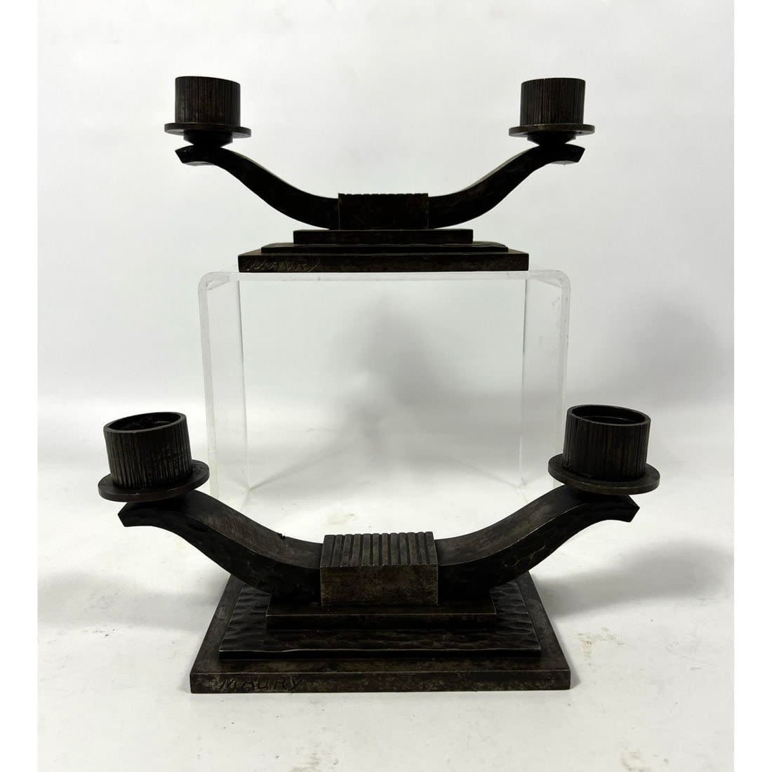 Pair of Art Deco Hand-Wrought