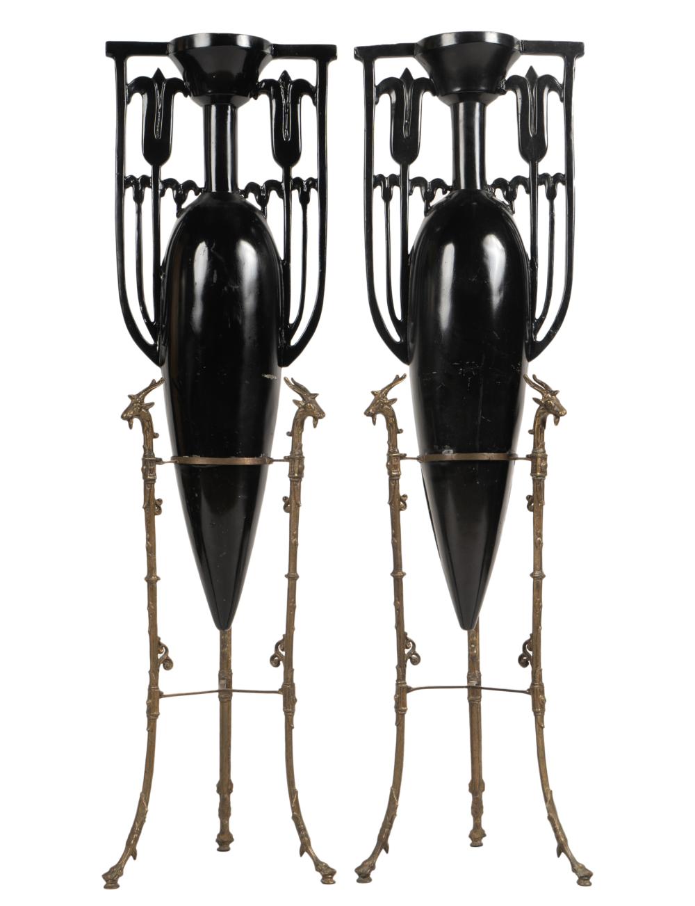 PAIR OF ART DECO MOVIE PROP FLOOR
