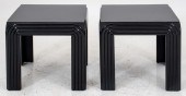 PAIR OF ART DECO REVIVAL BLACK