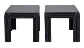 PAIR OF ART DECO REVIVAL BLACK