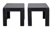 PAIR OF ART DECO REVIVAL BLACK