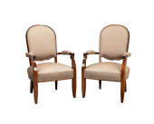 PAIR OF ART DECO STYLE TAUPE A