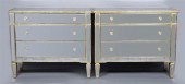PAIR OF ART DECO STYLE MIRRORE
