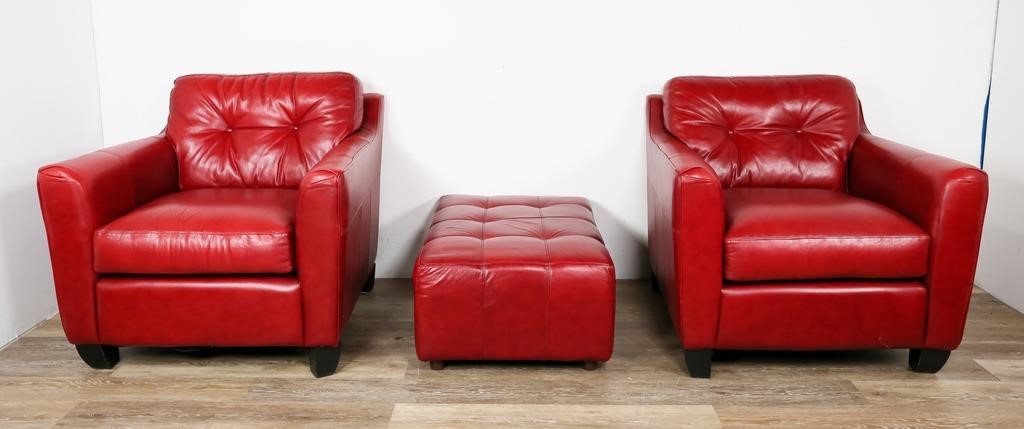PAIR OF ART DECO STYLE LOUNGE