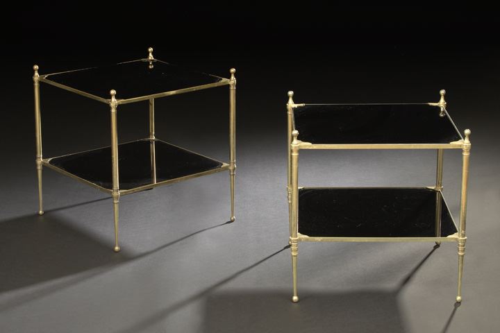 Pair of Art Moderne Gilt-Metal
