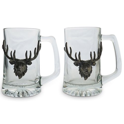 PAIR OF ARTHUR COURT GLASS