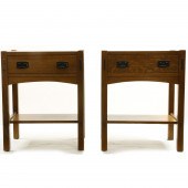 PAIR OF ARTS AND CRAFTS STYLE