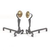 PAIR OF ARTS AND CRAFTS FIREPL