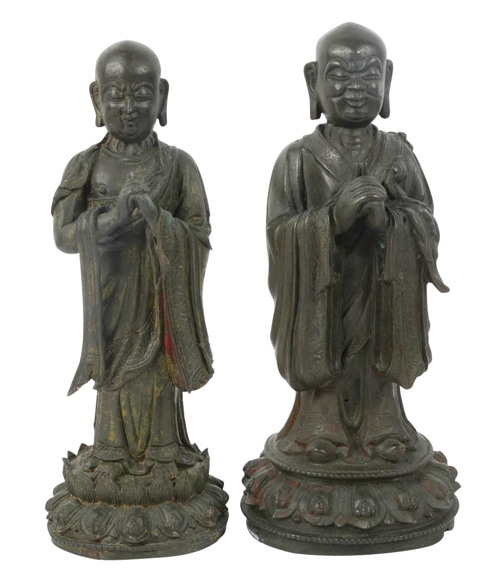 PAIR OF ASIAN BRONZE FIGURESPair of