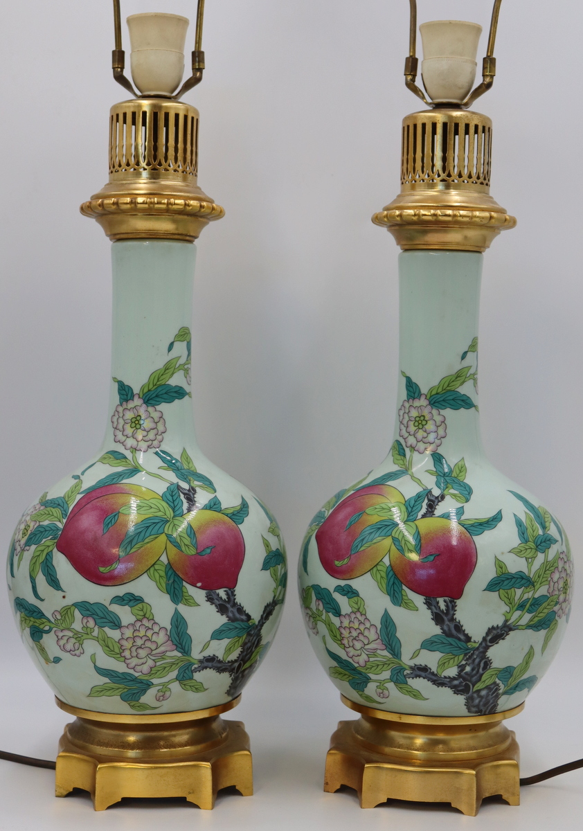 PAIR OF ASIAN INSPIRED FRENCH