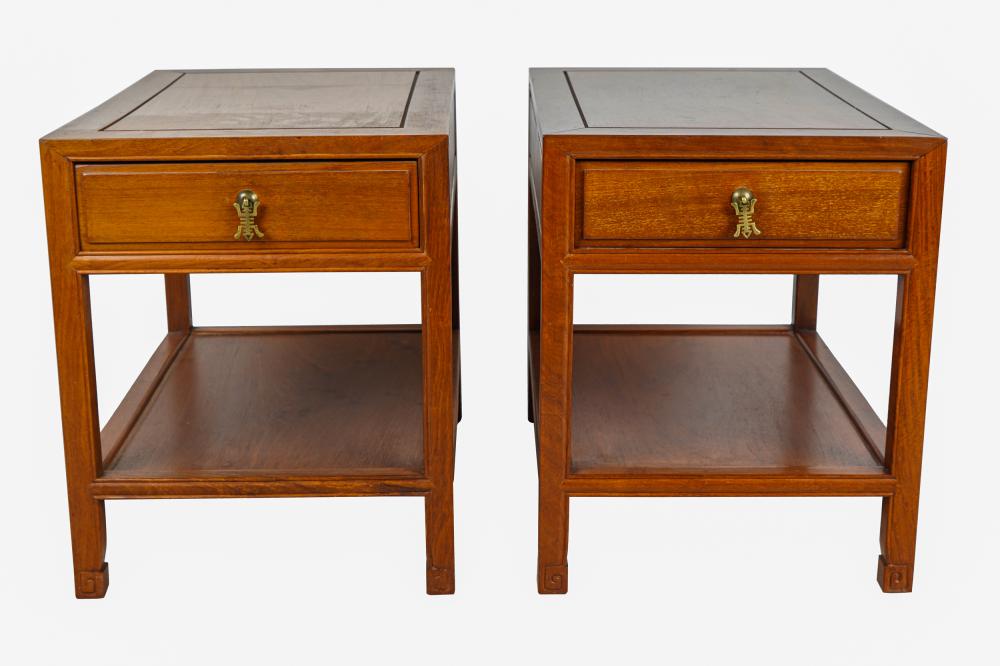 PAIR OF ASIAN-STYLE END