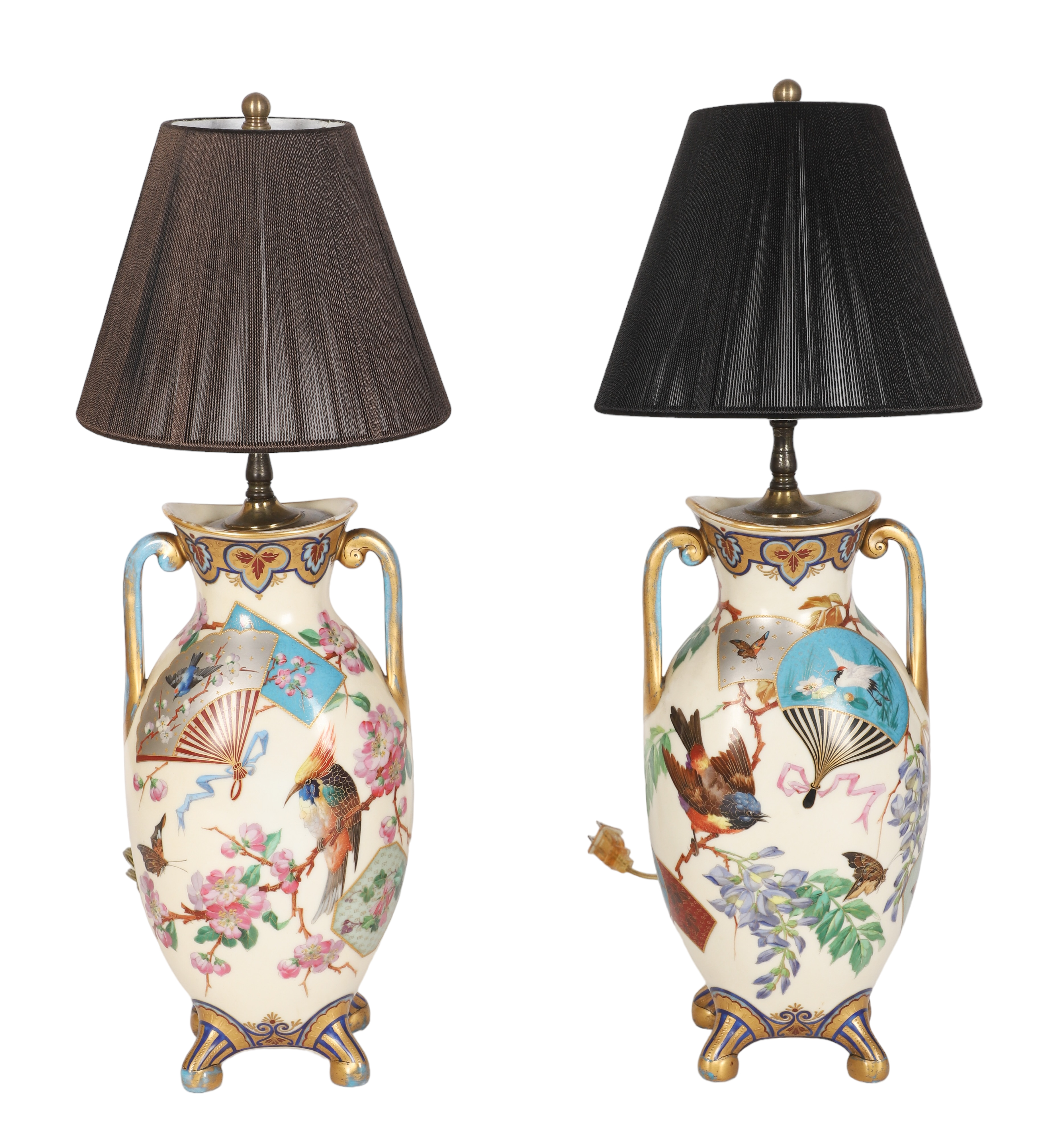 Pair of Asian style porcelain