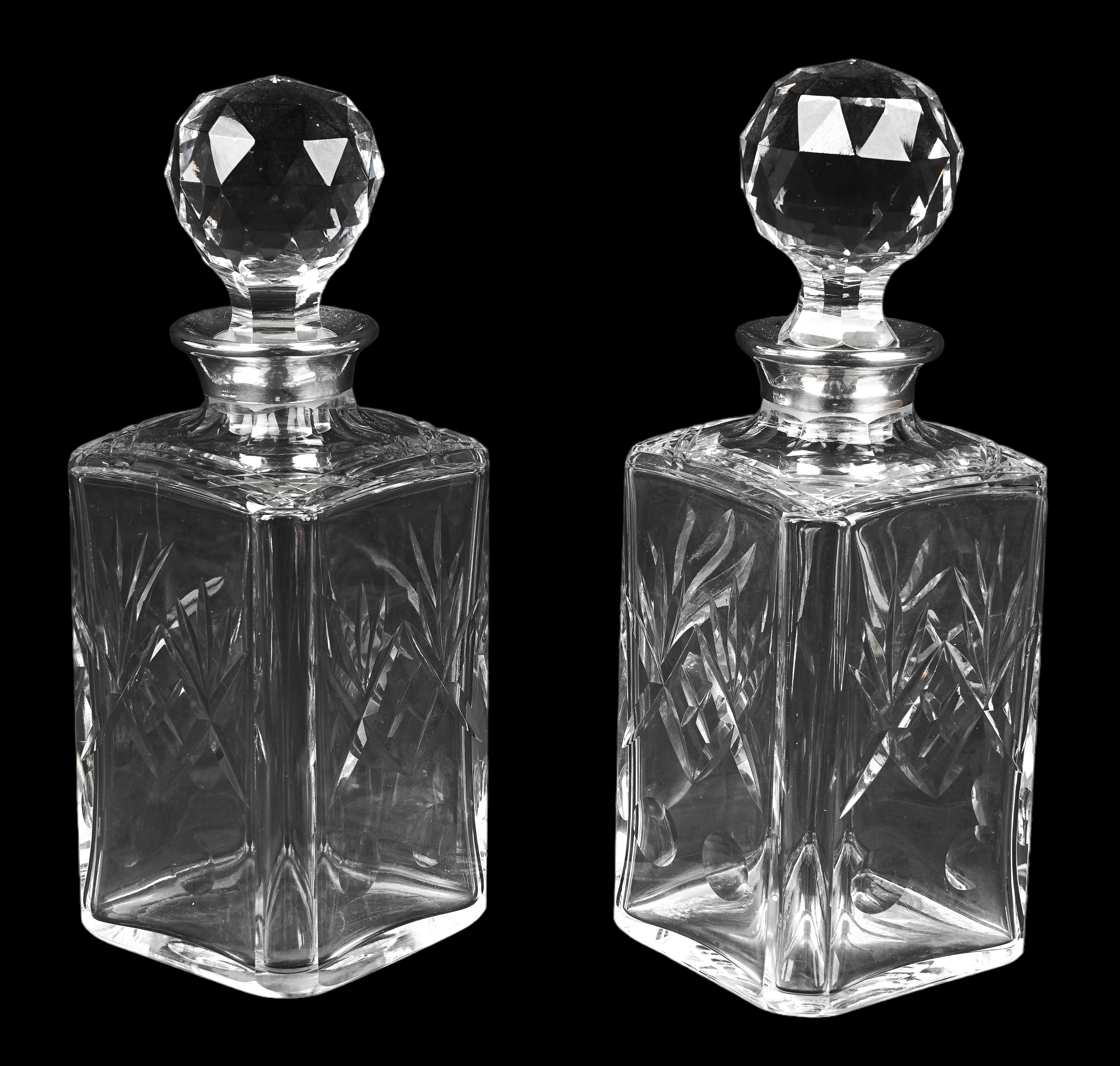 Pair of Asprey London silver