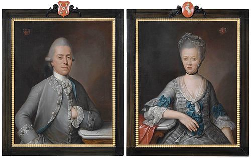 PAIR OF AUGUST CHRISTIAN HAUCK