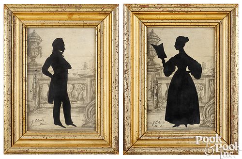 PAIR OF AUGUSTE EDOUART