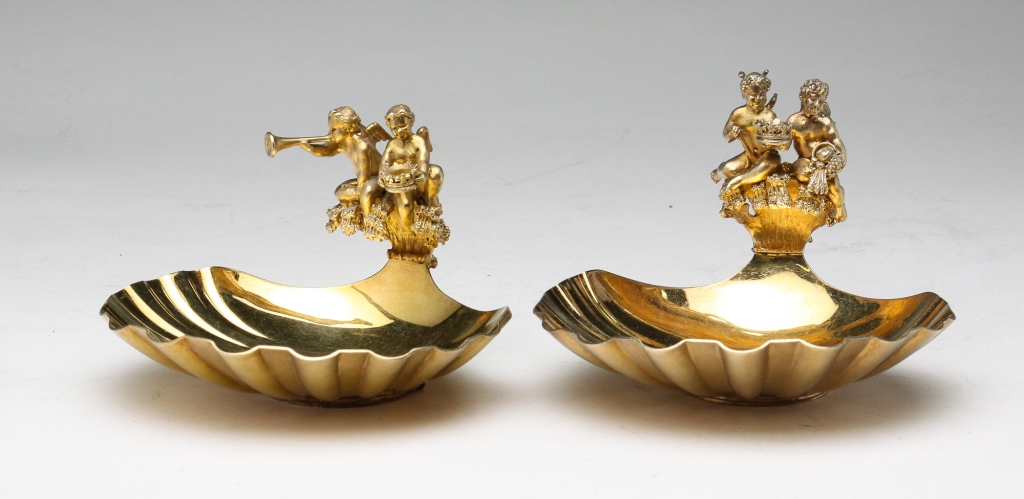 PAIR OF AURUM ENGLISH SILVER